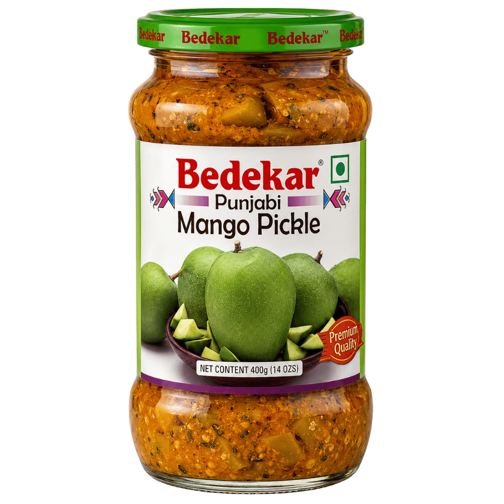 Bedekar Punjabi Mango Pickle 400 g buy online USA - 1